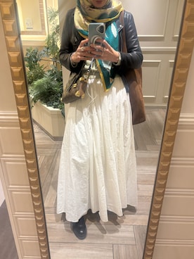 「アイテム（ライダースジャケット）」を使った、Fashion junky  さん（レディース・160cm）の冬コーディネート