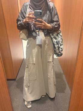 「アイテム（カーゴパンツ）」を使った、Fashion junky  さん（レディース・160cm）の秋コーディネート