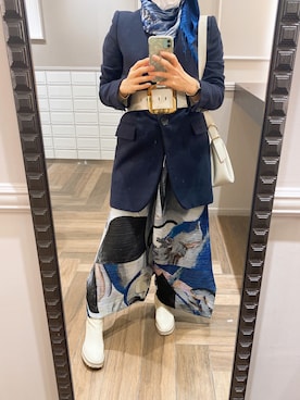 「ZARA（ザラ）のアイテム（ベルト）」を使った、Fashion junky  さん（レディース・160cm）の春コーディネート