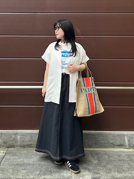 「SHIPS any（シップス エニィ）のアイテム（ジャケット/アウター）」を使った、工藤さん（レディース・156cm）の春コーディネート
