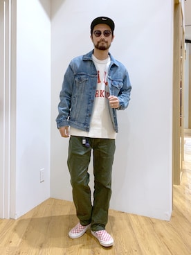 西島隆弘 nissy 着用 リーバイス ペイント デニムジャケット
