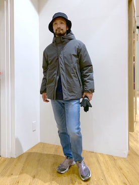 「BAYFLOW(BAYFLOW)」｜「アイテム（ブルゾン）」を使った、NAKAJI_BFさん（メンズ・174cm）の冬コーディネート