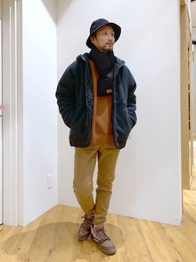 「BAYFLOW(BAYFLOW)」｜「アイテム（ブルゾン）」を使った、NAKAJI_BFさん（メンズ・174cm）の秋コーディネート