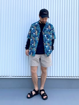 「suicoke（スイコック）のアイテム」を使った、NAKAJI_BFさん（メンズ・174cm）の夏コーディネート