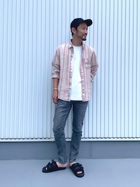 「suicoke（スイコック）のアイテム」を使った、NAKAJI_BFさん（メンズ・174cm）の夏コーディネート