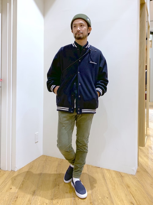 目まぐるし 人気商品 BAYFLOW スタジャン サイズ4 C601 売買された