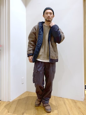 「BAYFLOW(BAYFLOW)」｜「アイテム（ブルゾン）」を使った、NAKAJI_BFさん（メンズ・174cm）の秋コーディネート