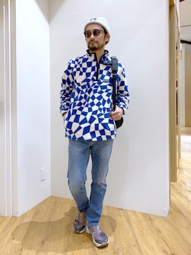 「Gramicci（グラミチ）のアイテム（ジャケット/アウター）」を使った、NAKAJI_BFさん（メンズ・174cm）の冬コーディネート