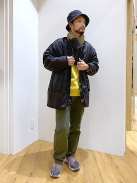 「BAYFLOW(BAYFLOW)」｜「アイテム（その他アウター）」を使った、NAKAJI_BFさん（メンズ・174cm）の冬コーディネート
