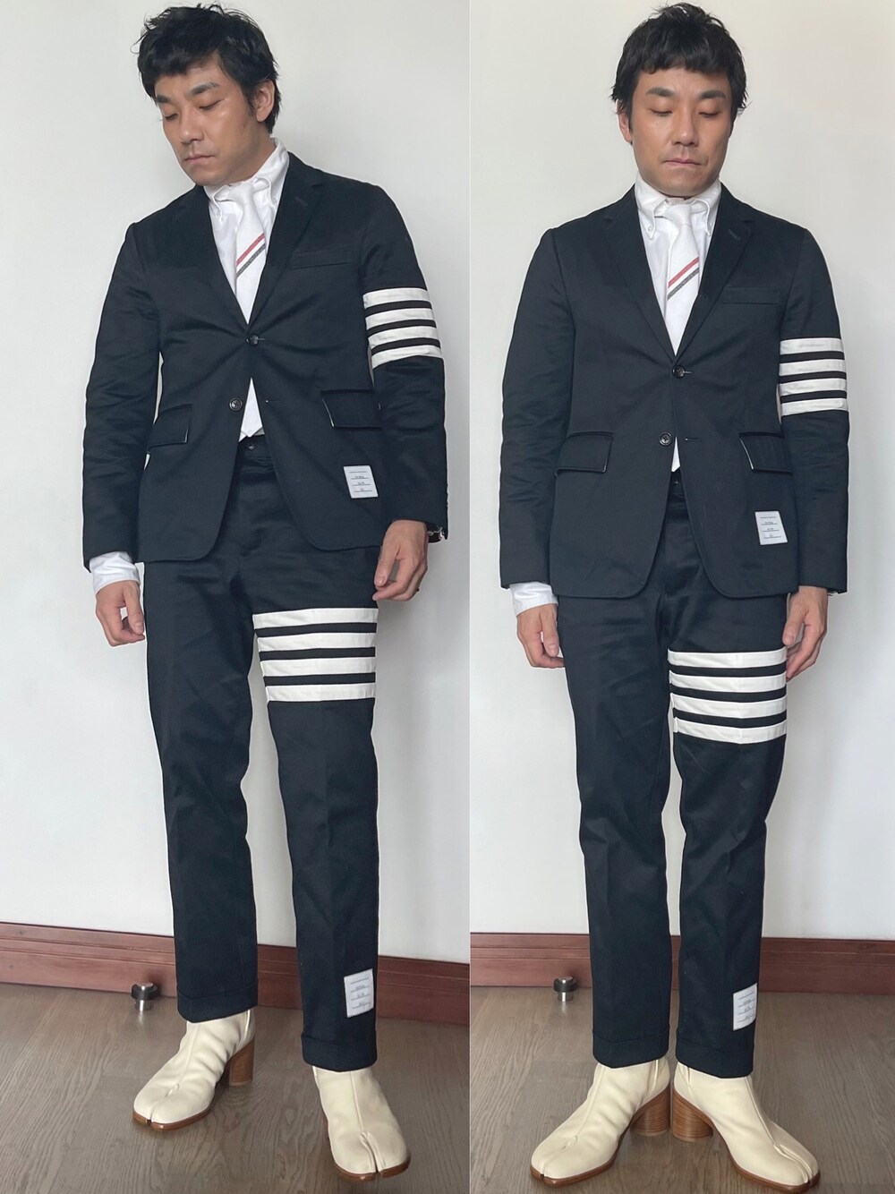 トムブラウン シャツ ブラウス ホワイト メンズ THOM BROWNE