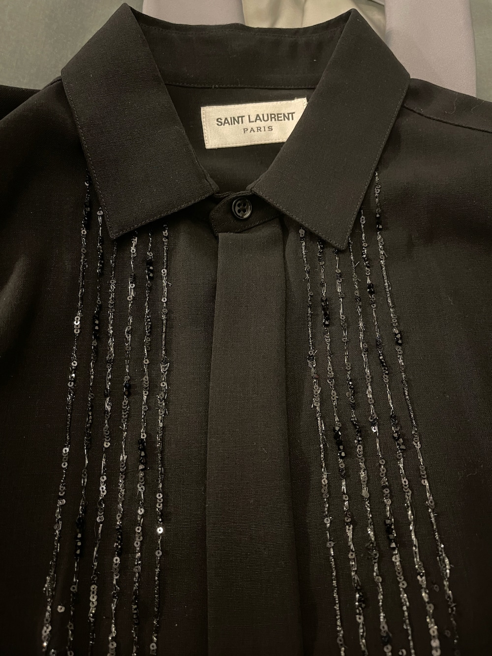 「YSLのアイテム（シャツ/ブラウス、ブラック系）」を使った、kennyphkさん（メンズ・169cm）の夏コーディネートの1枚目の写真