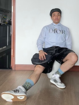 「Dior（ディオール）のアイテム（帽子）」を使った、kennyphkさん（メンズ・169cm）の夏コーディネート