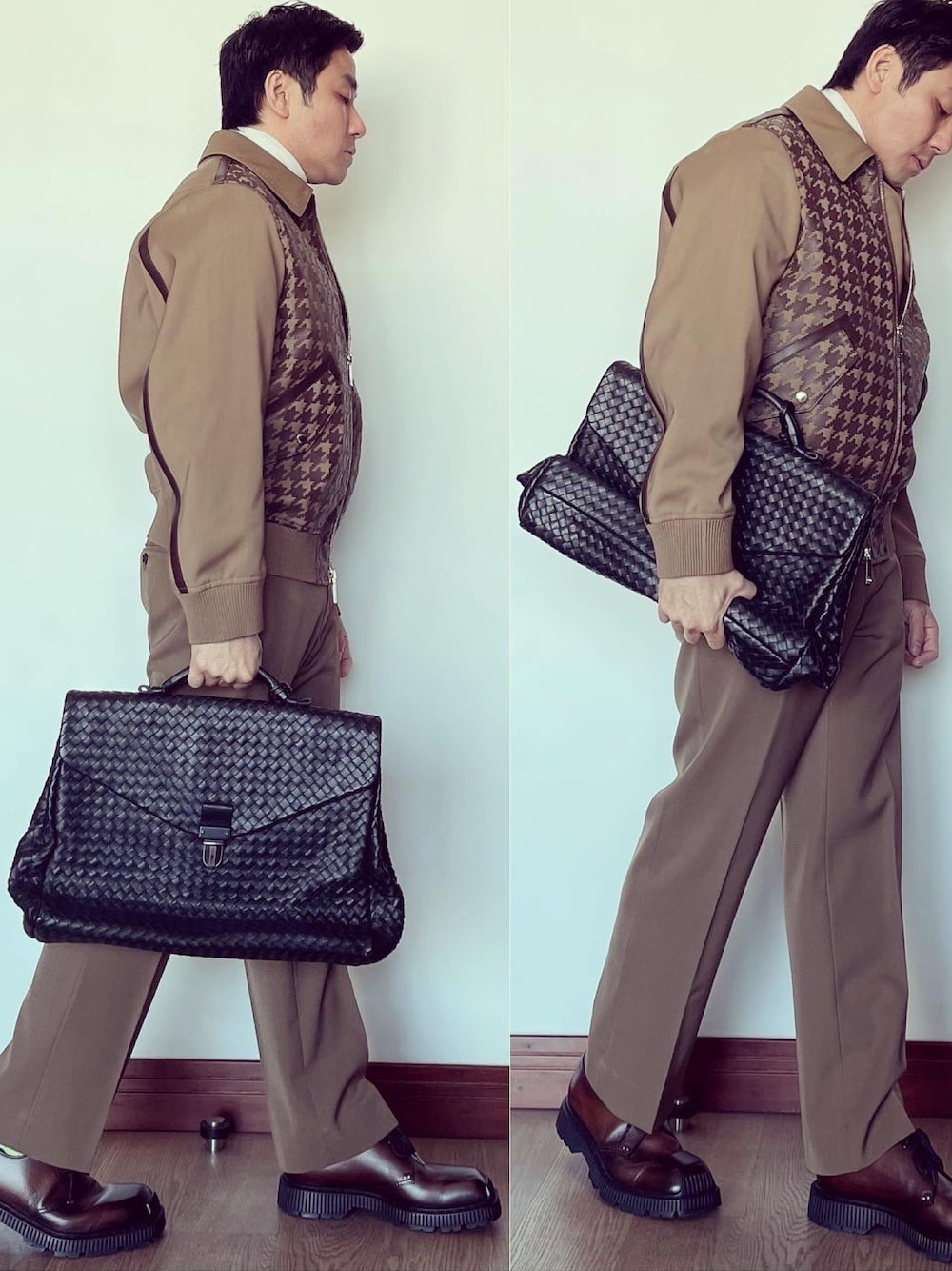 極上】ボッテガヴェネタ ビジネスバッグ ブリーフケース イントレ