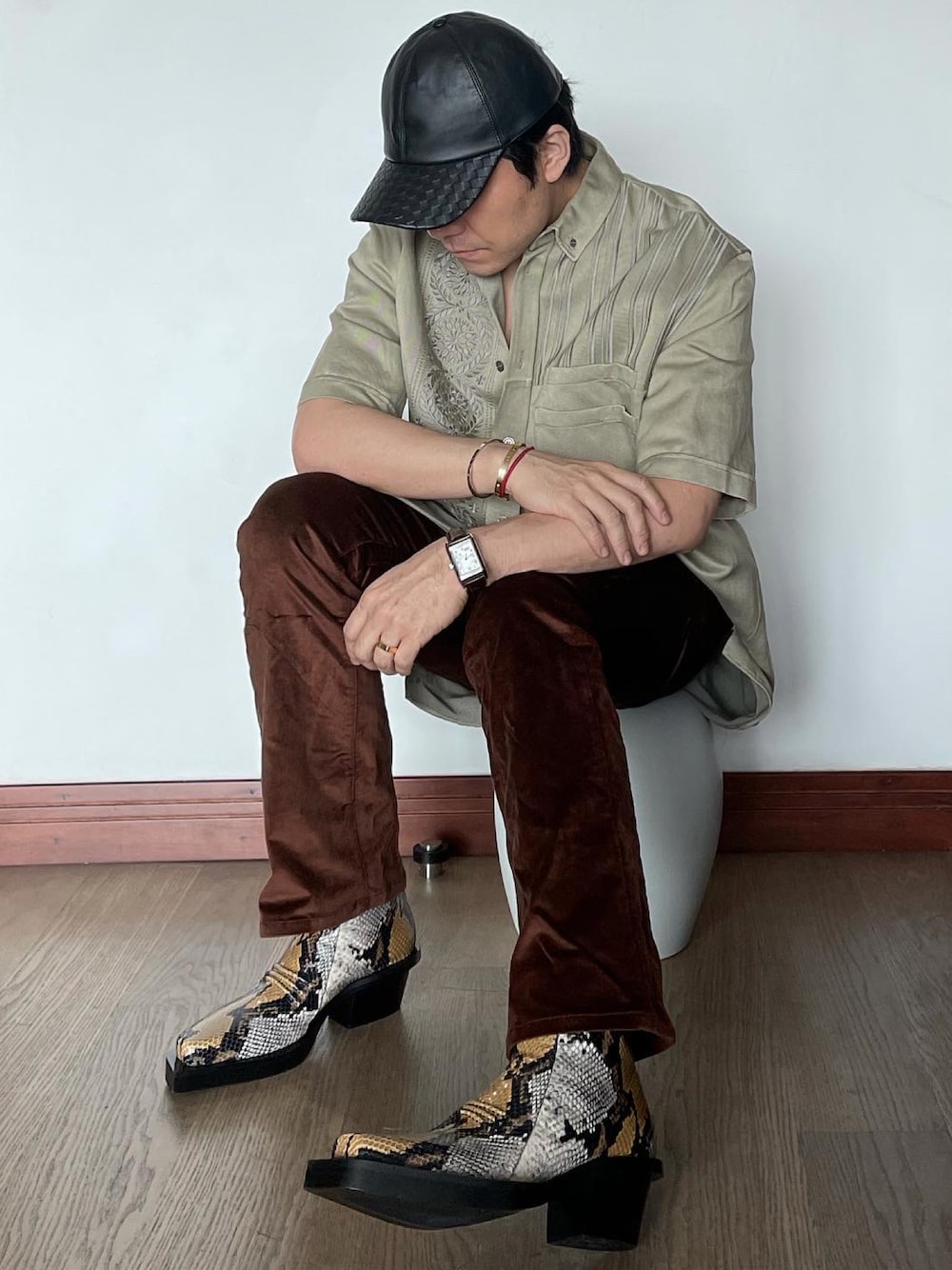 「1017 ALYX 9SMのアイテム（ブーツ、その他）」を使った、kennyphkさん（メンズ・169cm）の夏コーディネートの1枚目の写真