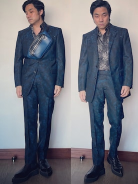 「Berluti（ベルルッティ）のアイテム」を使った、kennyphkさん（メンズ・169cm）の冬コーディネート