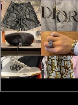 「Dior（ディオール）のアイテム（帽子）」を使った、kennyphkさん（メンズ・169cm）の夏コーディネート