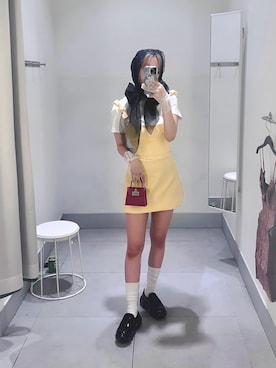 「grounds（グラウンズ）のアイテム（シューズ、ブラック系）」を使った、ｋｏｔｏｋａさん（レディース・154cm）の夏コーディネート