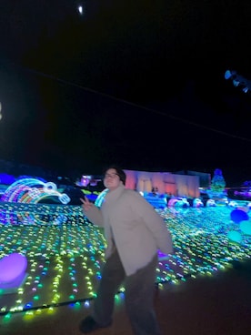 「アイテム（サンダル）」を使った、NNさん（メンズ・166cm）の冬コーディネート