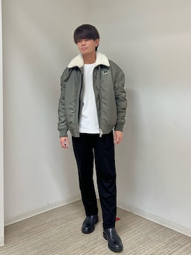「ALLSAINTS（オールセインツ）のアイテム（その他アウター）」を使った、Yuto  ALLSAINTSさん（メンズ・171cm）の秋コーディネート