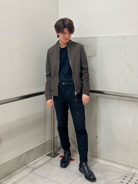 「allsaints原宿」｜Yuto  ALLSAINTSさん（メンズ・171cm）の春コーディネート