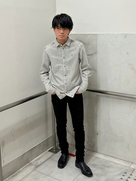 「ALLSAINTS（オールセインツ）のアイテム」を使った、Yuto  ALLSAINTSさん（メンズ・171cm）の冬コーディネート