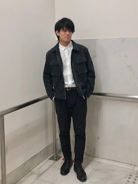 「ALLSAINTS（オールセインツ）のアイテム（その他アウター）」を使った、Yuto  ALLSAINTSさん（メンズ・171cm）の秋コーディネート