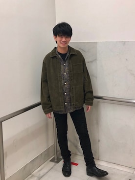「ALLSAINTS（オールセインツ）のアイテム（その他アウター）」を使った、Yuto  ALLSAINTSさん（メンズ・171cm）の秋コーディネート