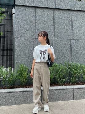 「UNIT CHEST（ユニットチェスト）のアイテム」を使った、rinaさん（レディース・161cm）の夏コーディネート