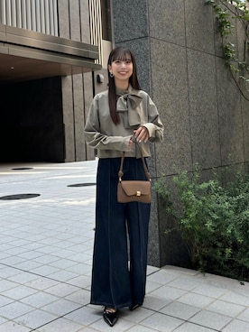 「アイテム（パンプス）」を使った、rinaさん（レディース・161cm）の秋コーディネート