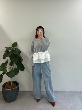 mihayashiryokoさん（レディース・159cm）の冬コーディネート