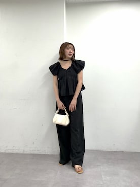 「mystic（ミスティック）のアイテム（サンダル）」を使った、mihayashiryokoさん（レディース・159cm）の春コーディネート