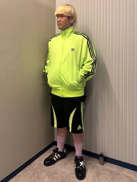 「アイテム（ジャージ）」を使った、MSさん（メンズ・164cm）の秋コーディネート
