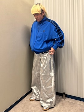 「アイテム（ジャージ）」を使った、MSさん（メンズ・164cm）の秋コーディネート