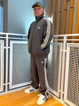 「adidas（アディダス）のアイテム（帽子）」を使った、MSさん（メンズ・164cm）の春コーディネート