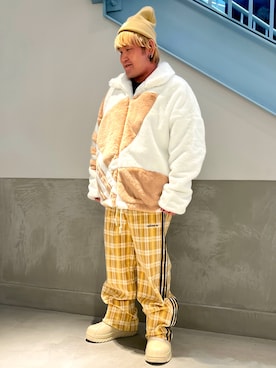 「adidas（アディダス）のアイテム（ブルゾン）」を使った、MSさん（メンズ・164cm）の冬コーディネート