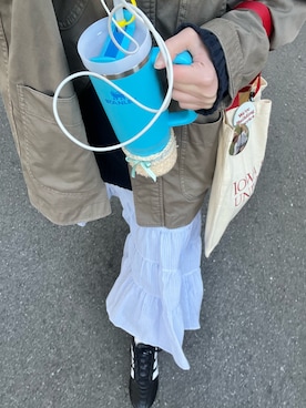 「アイテム（食器/キッチン）」を使った、ha.さん（レディース・164cm）の春コーディネート