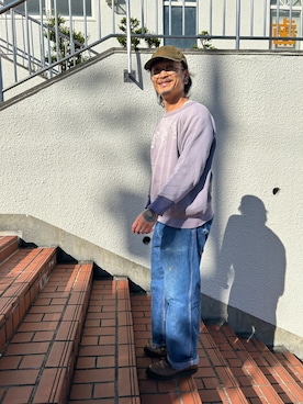 「アイテム（帽子）」を使った、アイアンビンテージさん（メンズ・170cm・40代）の秋コーディネート