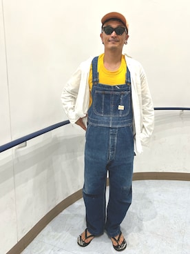 「アイテム（キャップ）」を使った、アイアンビンテージさん（メンズ・170cm・40代）の夏コーディネート