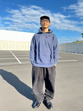 「アイテム（パーカー）」を使った、アイアンビンテージさん（メンズ・170cm・40代）の秋コーディネート