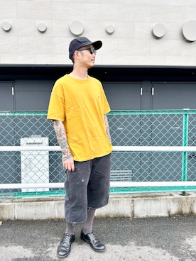 「Champion（チャンピオン）のアイテム」を使った、アイアンビンテージさん（メンズ・170cm）の秋コーディネート