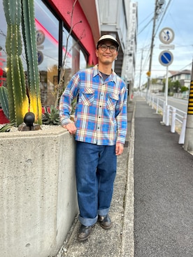 「Eddie Bauer（エディーバウアー）のアイテム」を使った、アイアンビンテージさん（メンズ・170cm）の春コーディネート