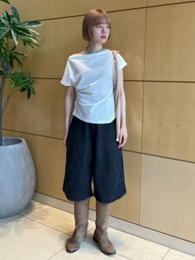 「bpr BEAMS（ビーピーアール ビームス ）のアイテム」を使った、bprbeamsさん（レディース・163cm）の夏コーディネート