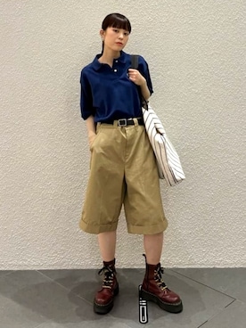 「bpr BEAMS（ビーピーアール ビームス ）のアイテム」を使った、bprbeamsさん（レディース・164cm）の夏コーディネート