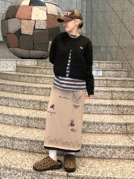 「アイテム（サンダル、その他）」を使った、bprbeamsさん（レディース・148cm）の秋コーディネート