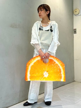 「ベストコーデ」｜「アイテム（バッグ）」を使った、bprbeamsさん（レディース・155cm）の夏コーディネート