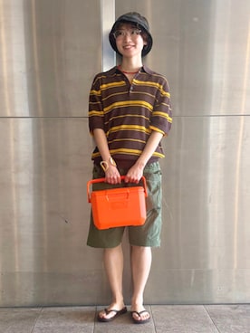 「COLEMAN（コールマン）のアイテム」を使った、bprbeamsさん（レディース・153cm）の夏コーディネート