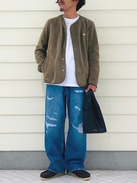 「アイテム（エコバッグ/サブバッグ）」を使った、bprbeamsさん（メンズ・170cm）の秋コーディネート