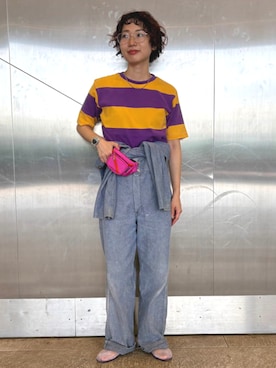 「bpr BEAMS（ビーピーアール ビームス ）のアイテム」を使った、bprbeamsさん（レディース・153cm）の夏コーディネート