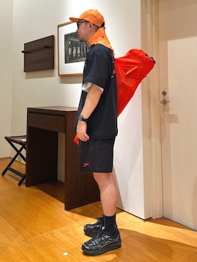 「COLEMAN（コールマン）のアイテム」を使った、bprbeamsさん（メンズ・170cm）の夏コーディネート
