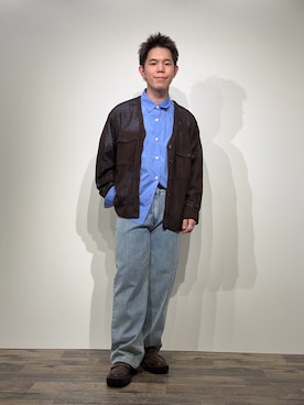 「アイテム（カーディガン/ボレロ）」を使った、kai0053さん（メンズ・166cm・20代）の秋コーディネート